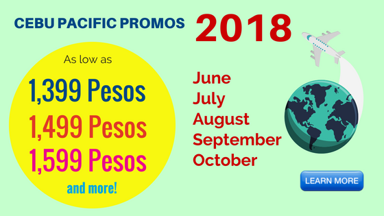 promo fares cebu pacific june to october 2018