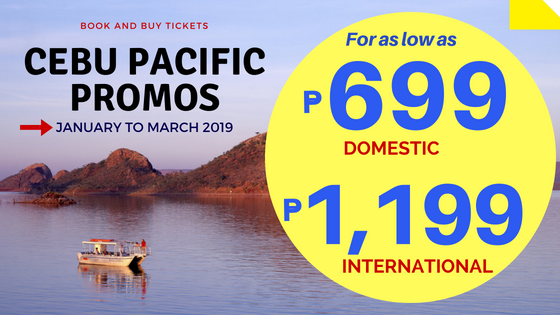 2019 CEBU PACIFIC PROMOS january to march