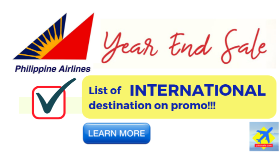 philippine airlines year-end sale promo INTERNATIONAL