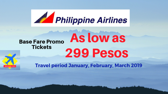 philippine airlines as low as 299 pesos promo