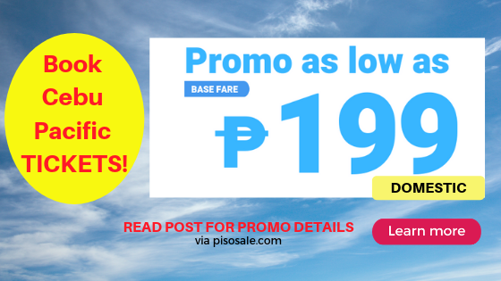 Cebu Pacific promo cebu to Kalibo 2019-2