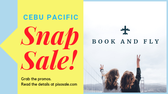 snap sale promo tickets 2019 Cebu Pacific