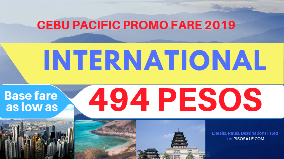 cebu pacific visa promo code 2019