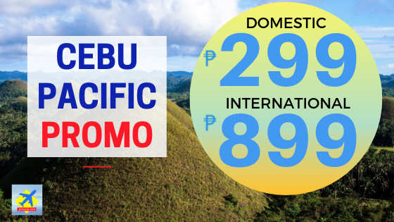 Cebu Pacific PROMO 299 UP TO DECEMBER