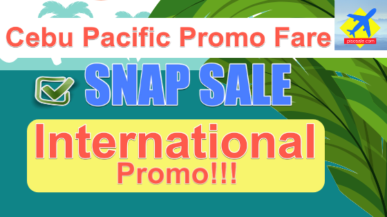 international snap sale promo